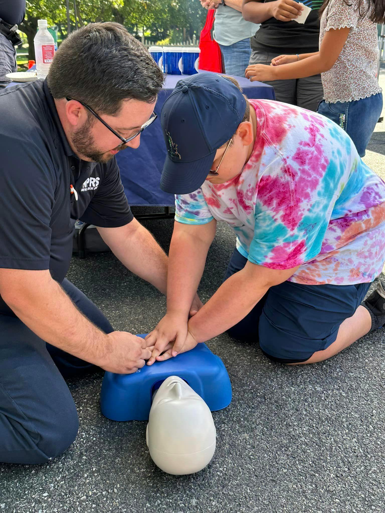 CPR training